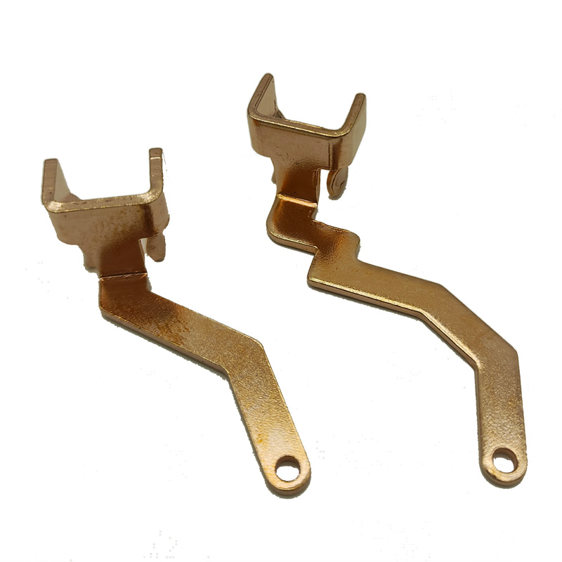 Stamped copper parts are made of real copper