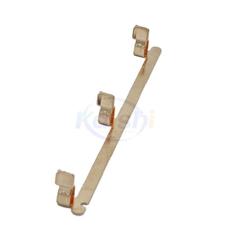 Stamping parts brass and copper shrapnel electronic terminal chip customization