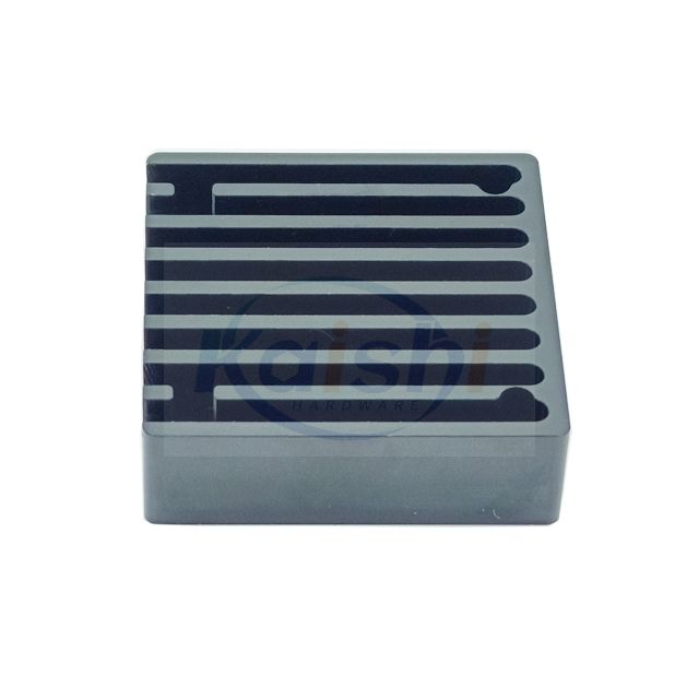 CNC Machining Aluminum Block Exhaust Fan Parts Anodized Customized