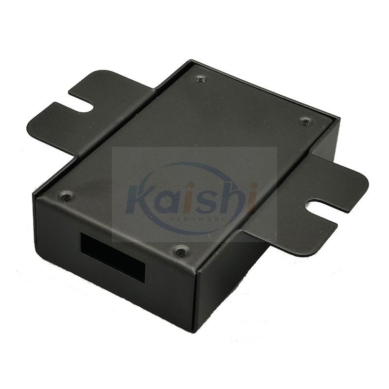 Black Spray-painted Bent Metal Sheet Processing Custom Non-standard Box
