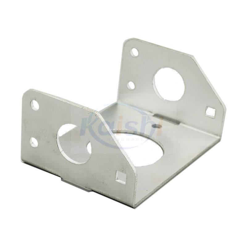 Customized metal parts laser cutting process aluminum bracket