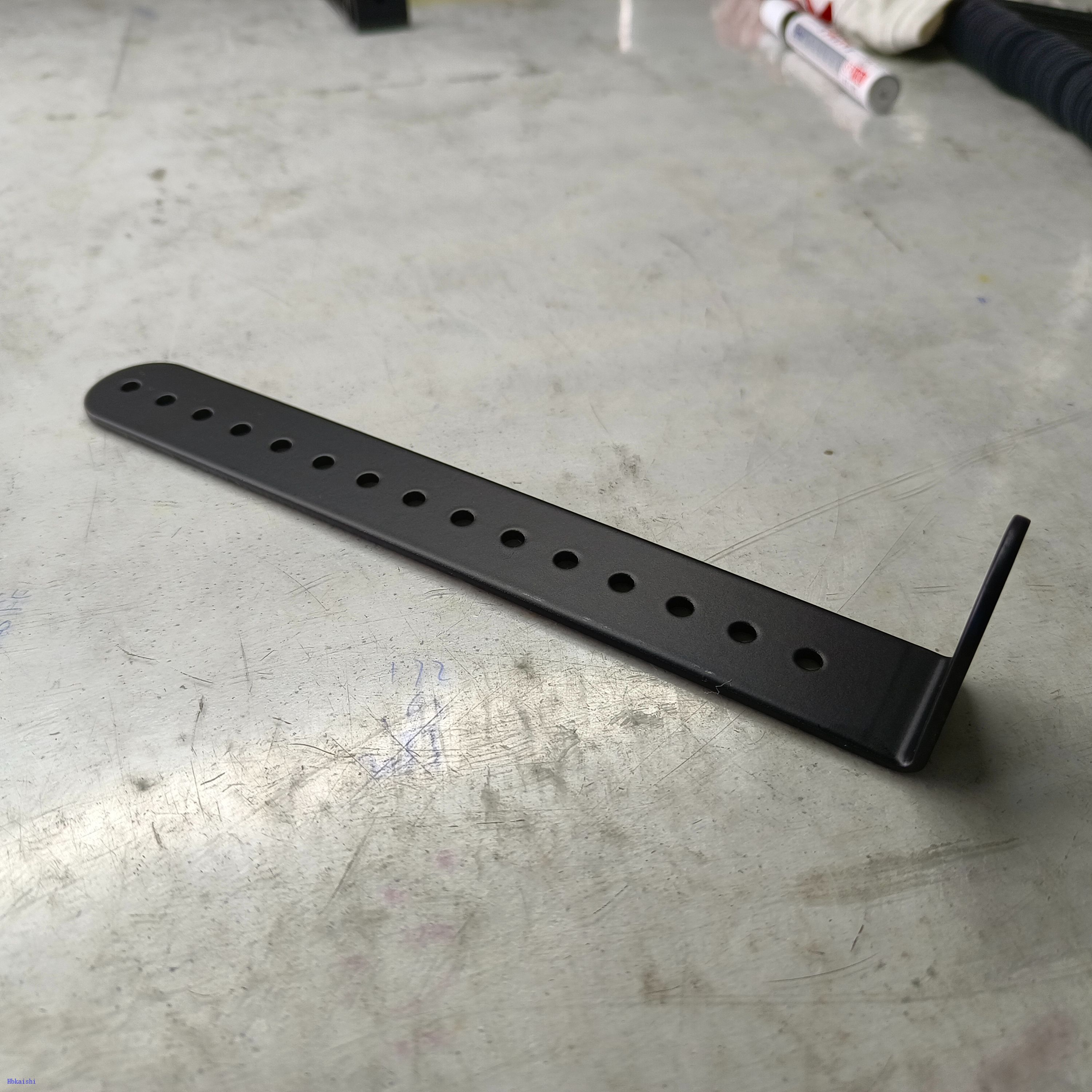 Sheet Metal Processing Metal Custom Stamping Bending Black Spray Anodized Aluminum Parts