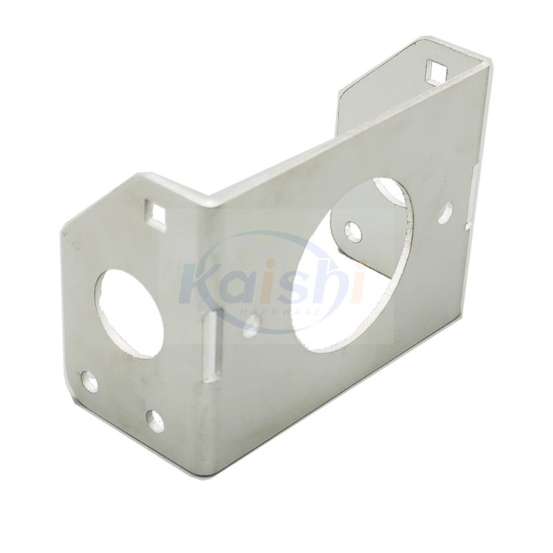 Customized metal parts laser cutting process aluminum bracket