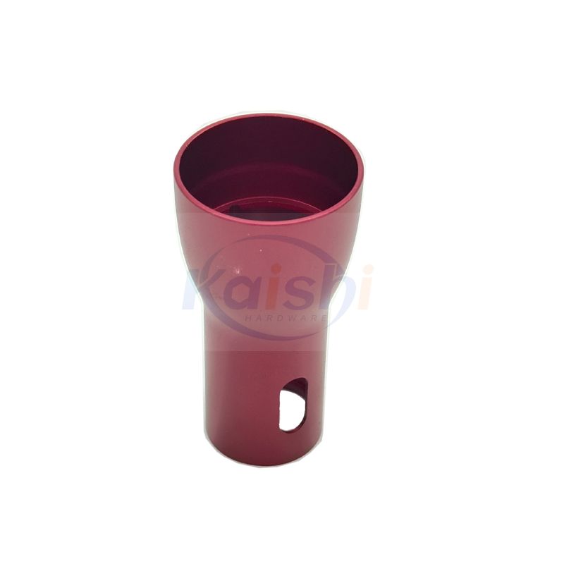 Red Anodized Precision Deep-drawn Stamping Skin Care Product Shell Customization
