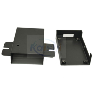 Black Spray-painted Bent Metal Sheet Processing Custom Non-standard Box