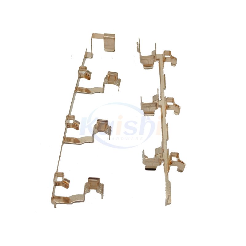 Stamping parts brass and copper shrapnel electronic terminal chip customization