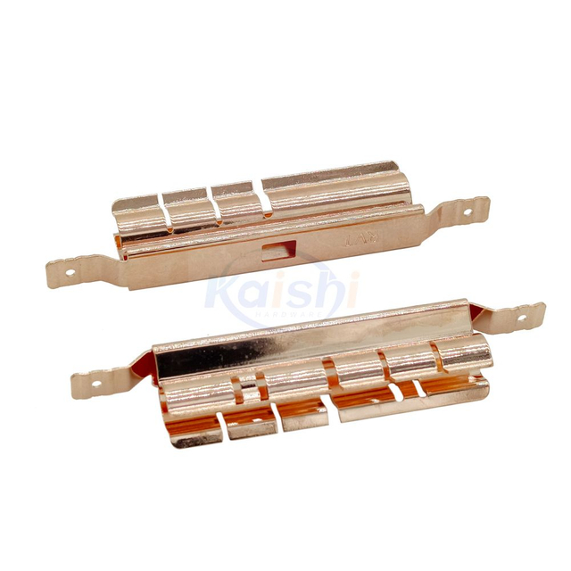 Copper stamped electronic terminal bullet pieces can be customized