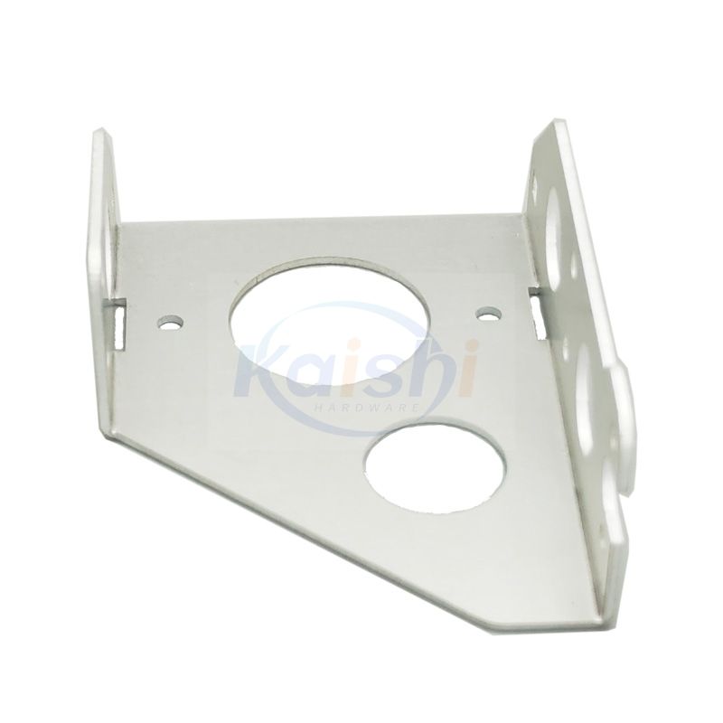 Customized metal parts laser cutting process aluminum bracket