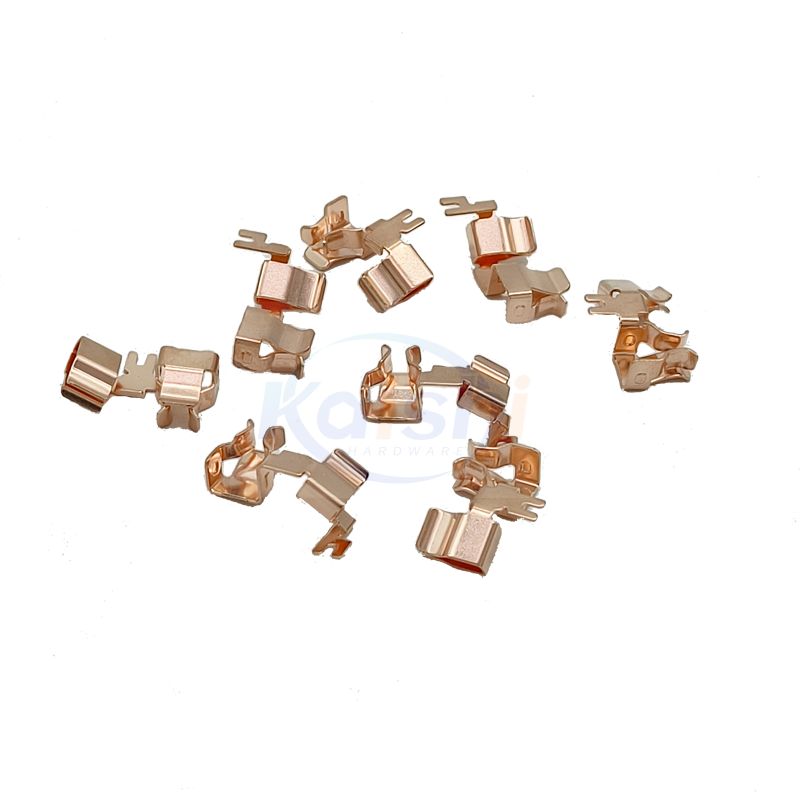 Stamping parts brass and copper shrapnel electronic terminal chip customization