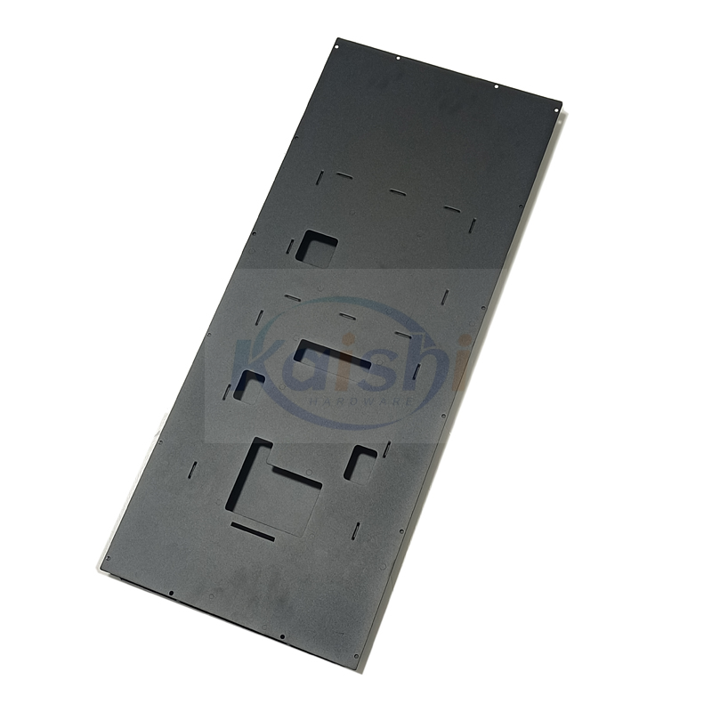 Black Sprayed Iron Sheet Metal Box Stamping Shell Customized According To Drawings And Samples