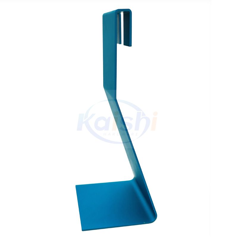 Blue Aluminum Metal Custom Bracket Provided by Drawing Or Sample