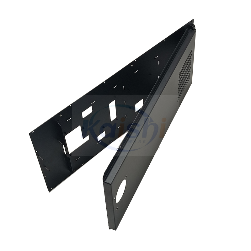 Black Sprayed Iron Sheet Metal Box Stamping Shell Customized According To Drawings And Samples