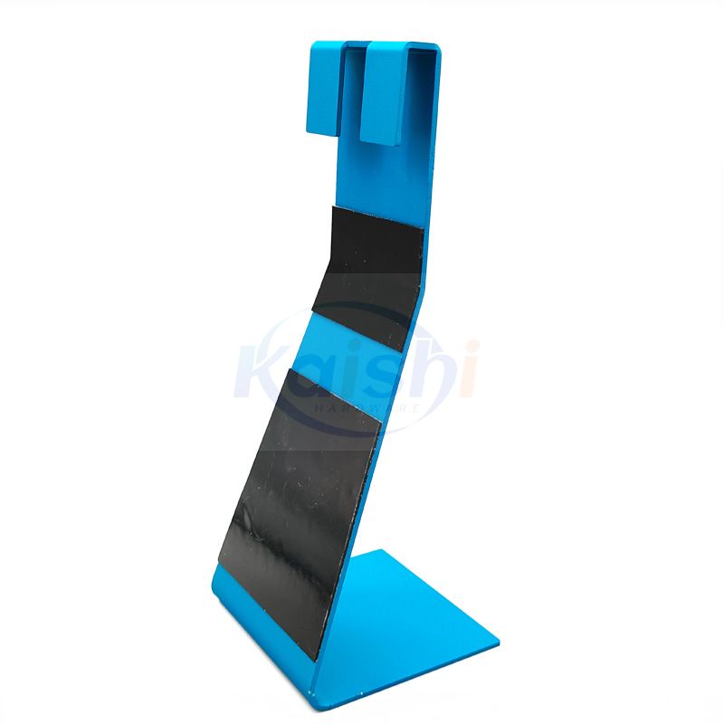 Blue Aluminum Metal Custom Bracket Provided by Drawing Or Sample