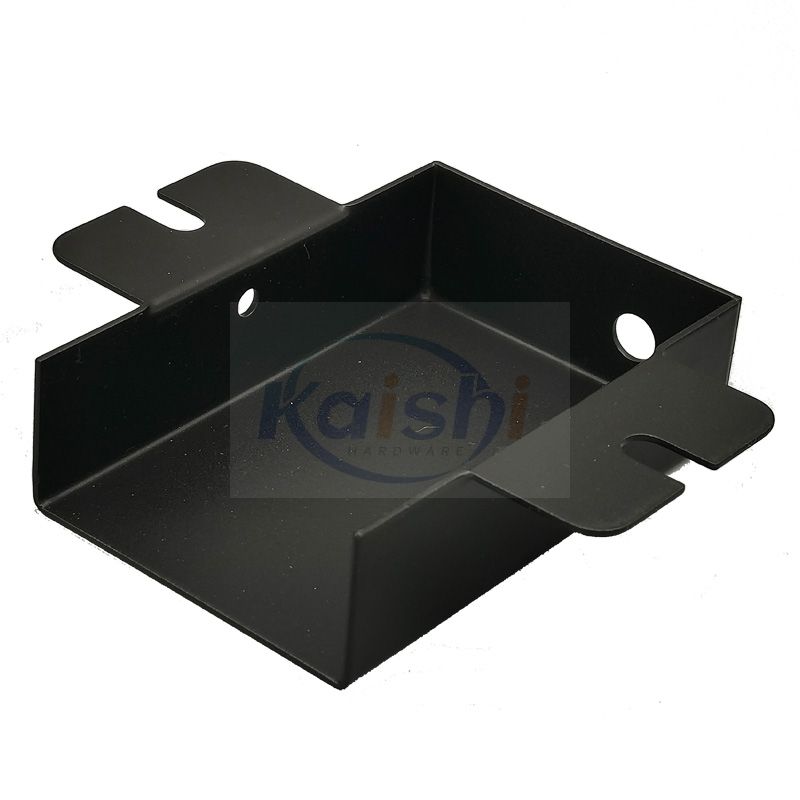 Black Spray-painted Bent Metal Sheet Processing Custom Non-standard Box