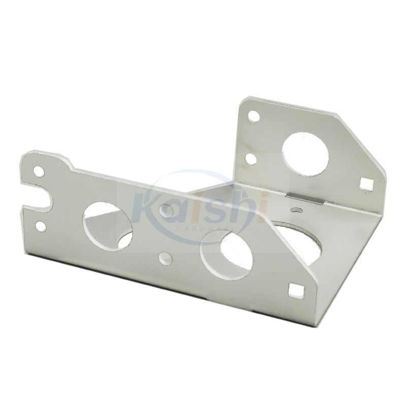 Customized metal parts laser cutting process aluminum bracket