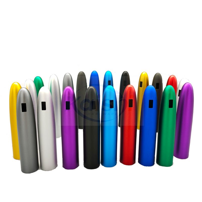 Precision Metal Custom Stamping And Deep Drawing Parts Spray Coating Process Pen Tube Aluminum Shell
