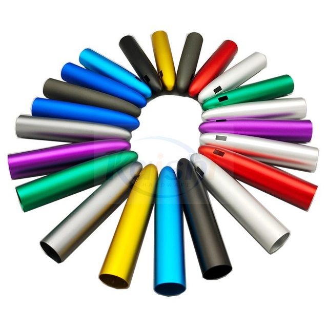 Precision Metal Custom Stamping And Deep Drawing Parts Spray Coating Process Pen Tube Aluminum Shell