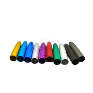 Precision Metal Custom Stamping And Deep Drawing Parts Spray Coating Process Pen Tube Aluminum Shell